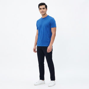 Camiseta 100% algodón para hombre, corte holgado, estampada, venta al por mayor de fábrica, camisetas lisas de buena calidad, camisetas en blanco para hombre - Product Image 1