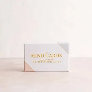 高品質のキッズマインドフラッシュカードカードに意味のあるポジティブマインドフル肯定カード