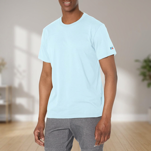 T-shirt basique à manches courtes en coton 100% pour homme, personnalisé, par Russell Athletic - Product Image 3