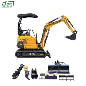 High <b>Top</b> ELORRY EL18 Hydraulic Mini Excavator Crawler 0.045m3 Cubic Meter Small Digger Crawler Excavator - Product Image 2