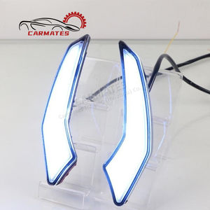 Carmates สำหรับ Toyota <span class=keywords><strong>Corolla</strong></span> Levin <span class=keywords><strong>altis</strong></span> 2019 2020 <span class=keywords><strong>2021</strong></span> 2022กลางวันฝาครอบด้านหน้าไฟตัดหมอก DRL LED ชนิด A - Product Image 3