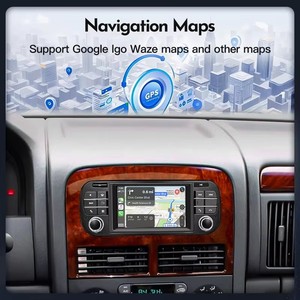 STWEI Android 14 CarPlay Auto para <span class=keywords><strong>JEEP</strong></span> Grand Cherokee Liberty Wrangler Chrysler 1998-2007, Radio para Auto, Reproductor Multimedia GPS Navi - Product Image 6
