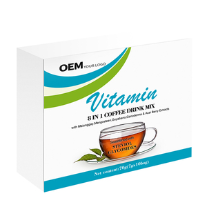 Café instantané naturel 8-en-1 aromatisé, marque privée OEM, vente promotionnelle, produit très demandé - Product Image 1