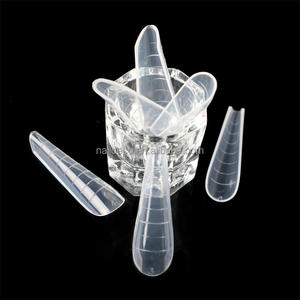 Molde de uñas de estilo francés, herramientas de extensión de uñas acrílicas de doble sistema de ataúd arqueado, curvado en C profundo - Product Image 2