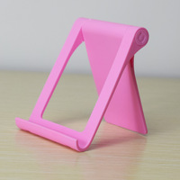 Support de téléphone pliable en gros Support d'accessoires de téléphone portable en PVC et ABS compatible avec l'iPhone et les smartphones pour une utilisation de bureau