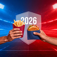 Boîte alimentaire en papier écologique résistante à la chaleur pour hamburger, frites, pizza, salade, tournoi de football, restauration