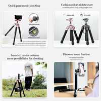 Tripod Ponsel Multifungsi yang Dapat Disesuaikan, Ringan, Portabel, Penyangga Kamera Digital dan Ponsel, Tripod Meja