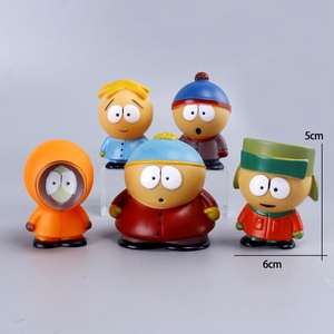 Figurines miniatures South Park, lot de 5, jouets en plastique PVC, figurine artistique, dessin animé, anime, <span class=keywords><strong>Kenny</strong></span>, figurine d'action South Park - Product Image 5