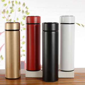 Bouteille d'eau isotherme en acier inoxydable, simplicité et haute valeur esthétique, bouteille d'eau isotherme intelligente pour la maison - Product Image 3