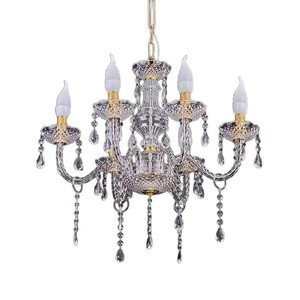 Acrylic <b>Crystal</b> <b>Chandelier</b> 6 Head Round LED <b>Light</b> Source Wedding Stage Decoration Props - Product Image 4