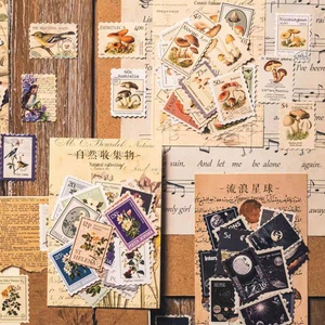 Paquete de Pegatinas de Vinilo con Texto Vintage, Marcapáginas Creativo, Material para Manualidades, Pegatinas Decorativas Ecológicas, 3 Hojas Promocionales - Product Image 3