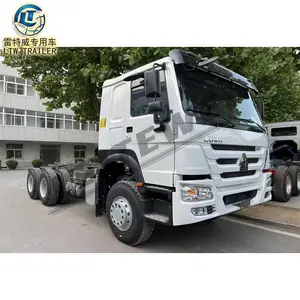 Yeni durum sinotruck howo 6x4 400hp 420hp 50ton sürücü modeli satılık ağır yük römorku kafa traktör kamyon