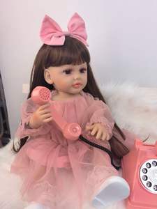 Suministro directo de fábrica muñecas <span class=keywords><strong>reborn</strong></span> todo el cuerpo de <span class=keywords><strong>silicona</strong></span> realista bebe <span class=keywords><strong>reborn</strong></span> niños juguete de baño regalo de Navidad - Product Image 4