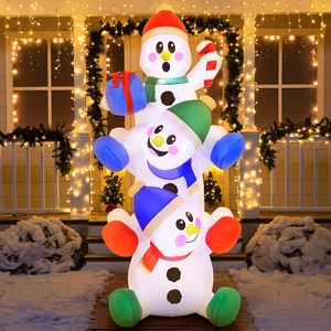 Bonhomme <span class=keywords><strong>de</strong></span> neige gonflable <span class=keywords><strong>de</strong></span> <span class=keywords><strong>Noël</strong></span> <span class=keywords><strong>de</strong></span> 6 pieds avec lumières blanches vives et multicolores, portable, pour intérieur/extérieur, décoration <span class=keywords><strong>de</strong></span> fêtes, direct usine - Product Image 6