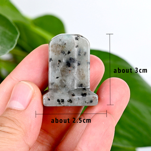 Bán buôn tinh thể tự nhiên chữa bệnh đá mộ pha lê chạm khắc pha lê trang trí cho món quà - Product Image 2