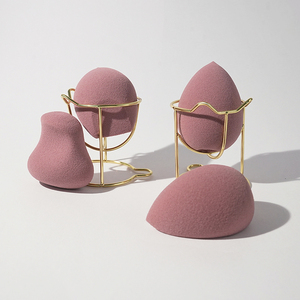 Logo personnalisé de haute qualité 1 pièces/2 pièces/3 pièces <span class=keywords><strong>éponge</strong></span> de maquillage professionnelle en <span class=keywords><strong>microfibre</strong></span> douce et plate pour la beauté du visage - Product Image 2