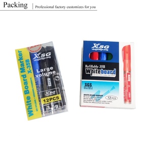 Marcadores de Pizarra Blanca Borrables de Secado Rápido con Punta Redonda de 3.5 g, Personalizables con Logotipo, para Pizarra Blanca, Recargables - Product Image 2