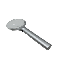 Screen Magnifier with 2 LED Lights ABS Material Large 2x & Small 5x Magnification for Elderly and Children