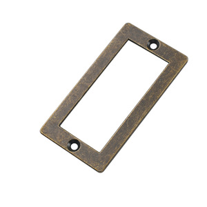 Business Card Holder Bronze Zinc Alloy Drawer <b>Frame</b> Durable Antique Style - Product Image 4