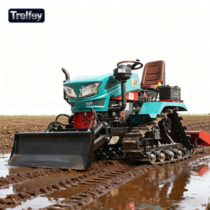 <span class=keywords><strong>Tracteur</strong></span> à chenilles 35HP Multi-terrain pour rizière et verger avec châssis anti-déraillement et télécommande - Product Image 1
