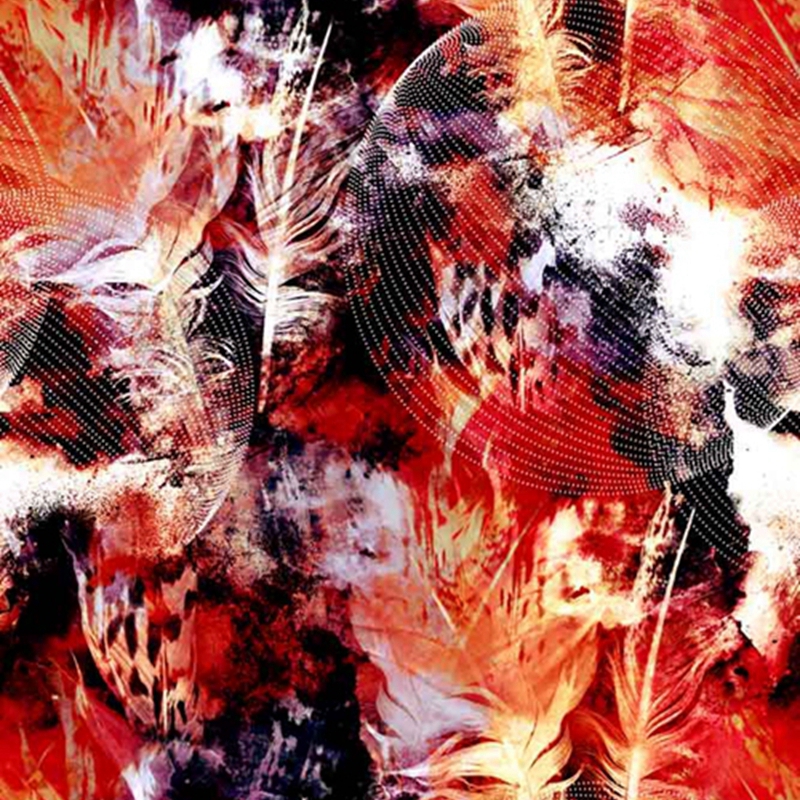 100% полиэстер, смешанная ткань с принтом оптом