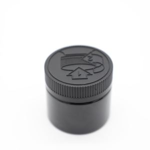 Frasco de crema de plástico PET verde claro de boca ancha de flores secas 40DR respetuoso con el medio ambiente con tapa resistente a los niños y embalaje sostenible - Product Image 1