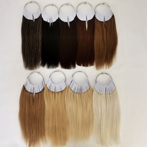 Muestra de Color Popular para Salón Profesional, Cabello Chino Remy con Cinta Adhesiva, Balayage, Sedoso, Liso, Ondulado, Todos los Colores Disponibles - Product Image 4