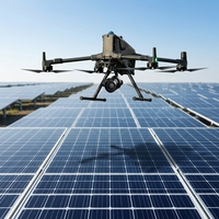 UAV EL Tester for Solar Panel Inspection PV Module Electroluminescence Testing and Solar Power Plant Inspection