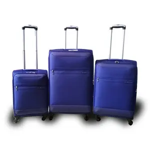 Conjunto de malas para mala de viagem, 3 peças 300d dobby de poliéster personalizado