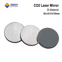 Miroir pour machine de découpe laser CO2, diamètre 18 mm, 20 mm, 25 mm, 30 mm, fourni directement par l'usine