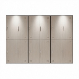 Armario de Almacenamiento Exterior Moderno de Madera Ecológica Ignífuga de 12 mm de Grosor, Tamaño Personalizable, para Apartamentos y Hoteles - Product Image 1