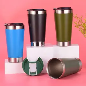 20oz 600ml Unique Designed No Spill Entertainment Training Ice Cube Friendly Vacuum Drink Cup With Lid