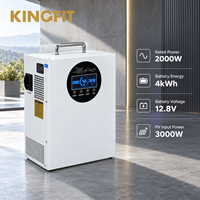 Système solaire tout-en-un sur pied 4kWh 2000W 12.8V 314Ah LiFePO4 pour la sauvegarde à domicile