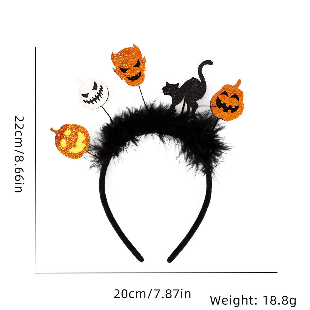 Black Hair Demon Cat Headband