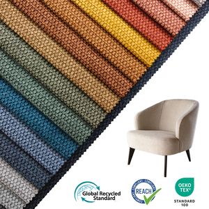 قماش تنجيد شنيل قابل للتنفس من البوليستر ، قماش صديق للأرائك والوسائس - Product Image 2