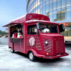 Carrito de Venta de Comida Personalizado de Acero Inoxidable para Helados y Comida Rápida, Ligero y Duradero, Tamaño y Color Personalizables, Equipado con Ruedas - Product Image 1