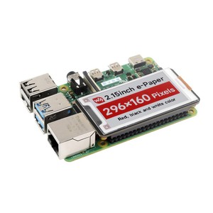<strong>2.</strong>15inch E-Paper Display (B), E-Ink Display, 296x160, Red/Black/White, SPI Interface - Product Image 4