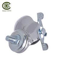 Roulettes à bille pour meubles en PP 40 mm avec frein latéral pour usage hospitalier et en entrepôt, charge légère