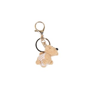 2025 nuovo Mini cucciolo carino <span class=keywords><strong>a</strong></span> <span class=keywords><strong>maglia</strong></span> <span class=keywords><strong>portachiavi</strong></span> creativo animale leggero zaino uncinetto <span class=keywords><strong>portachiavi</strong></span> - Product Image 5