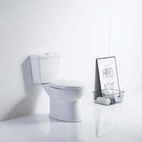 YUSON – toilettes allongées en céramique YS22238, lavabo blanc 300mm, rugueux, toilettes allongées 2 pièces pour salle de bain