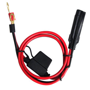ПВХ 2 Pin для быстрого отсоединения, прибор для порт Dc водонепроницаемый разъем питания кольцевой контактный зажим Sae батарея кабель-удлинитель - Product Image 1