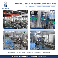 RotaFill-12, machine de remplissage de liquides à 12 têtes pour thé au lait, café, jus, installation de remplissage à chaud, capacité de 18 000 BPH