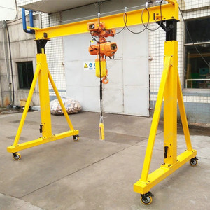 Grue portative de portique de grue de petit portique manuel de structure simple de 5 tonnes 10 tonnes - Product Image 4