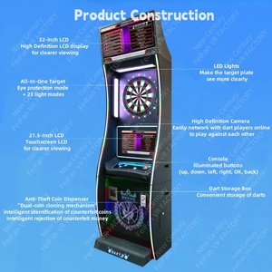 TOP Jeu à pièces de monnaie fléchettes Arcade Machine LCD fléchettes électroniques dans le parc d'attractions Bar Vs <span class=keywords><strong>Phoenix</strong></span> Dart Machine Kit pour les ventes - Product Image 5