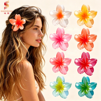 Pinces à cheveux fleur d'hibiscus hawaïen très tendance, accessoires de coiffure mode, plusieurs couleurs, outils de coiffage pour femmes