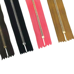 Customized Brass Zipper Single Closed Zinc Alloy Slider Metal Zipper Silver Tooth Copper Zippers For Jeans Shoes Bags - Product Image 5