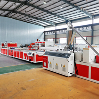 Ligne de production d'extrusion de profilés d'étanchéité en plastique PVC, PA, PC, PP, PU, HDPE, ABS, PTFE, haute productivité, à double vis, pour filaments et pailles