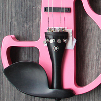 Violon en ébène personnalisé 4/4 — 1/4, Support de remplacement, pas cher, avec étui carré en mousse rigide de haute qualité, vente en gros