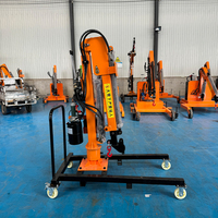Mini-grue montée sur véhicule pour pick-up, capacité 1000 kg, bras articulé pliable électrique hydraulique