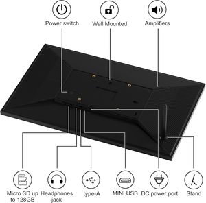 Cadre photo numérique intelligent grand format 15,6 pouces, WiFi, écran tactile, FHD IPS, cadre photo électronique <span class=keywords><strong>pour</strong></span> la décoration de la maison, cadeau, vente en gros - Product Image 2
